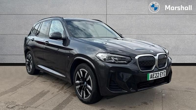Sophisto grey xirallic Used 2022 BMW iX3 M Sport SUV | £28,536 (Fair price) - Image 1/4
