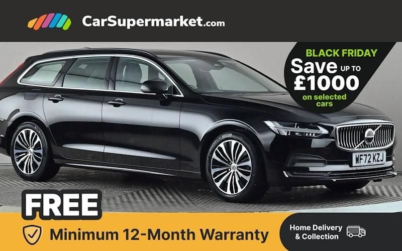Black Used 2022 Volvo V90 Core Estate | £26,197 (Fair price) - Image 1/3