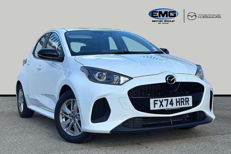 White Used 2024 Mazda 2 Center-Line Hatchback | £18,495 (Fair price) - Image 1/3