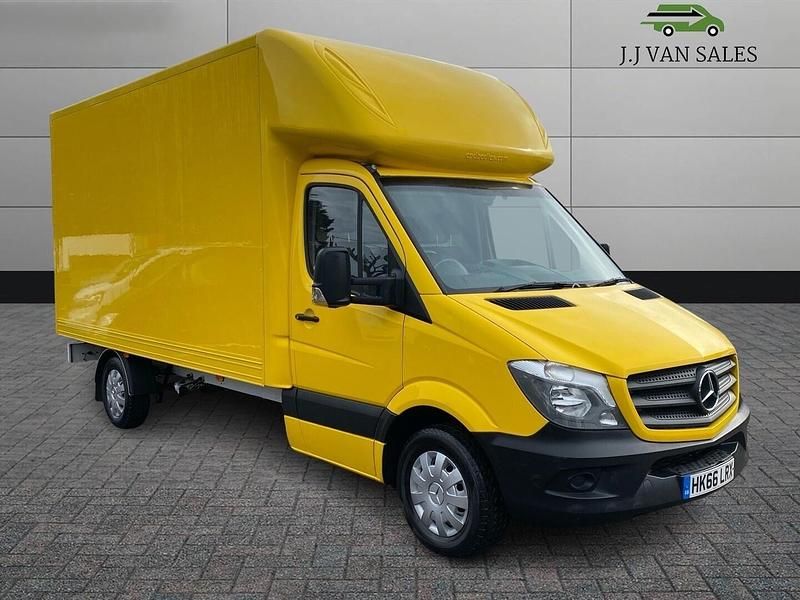 Yellow Used 2016 Mercedes Sprinter Van | £10,995 (Good price) - Image 1/4