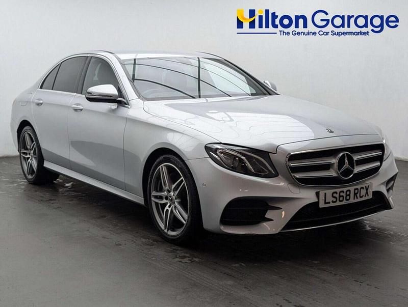 Used Mercedes E220 AMG line 194 HP (142 kW) 2018 Silver Sedan