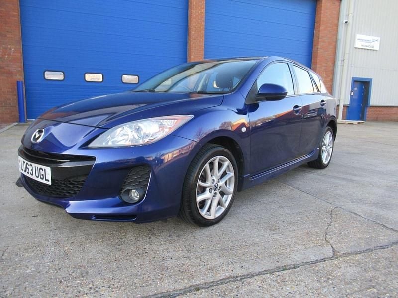 Used Mazda 3 105 HP (77 kW) 2013 Blue Hatchback
