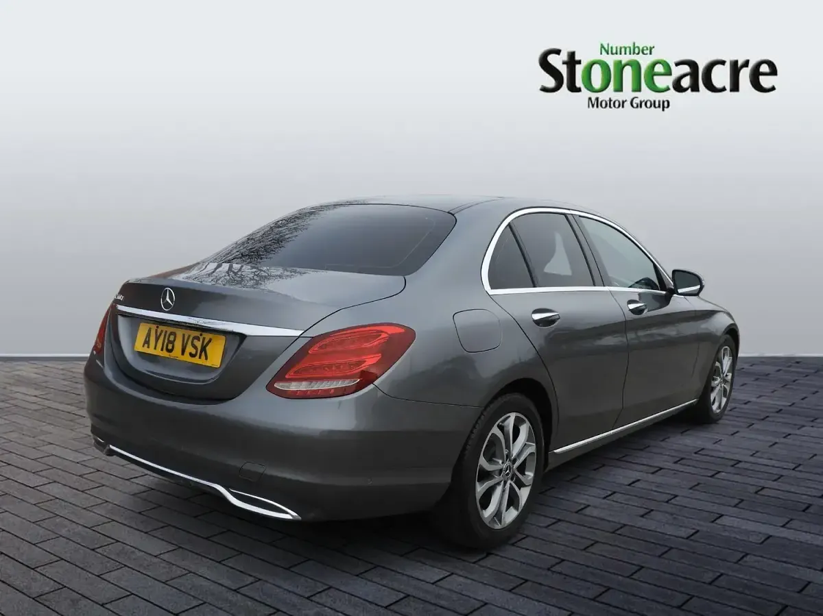 Used Mercedes C200 Premium 136 HP (100 kW) 2018 Grey Sedan