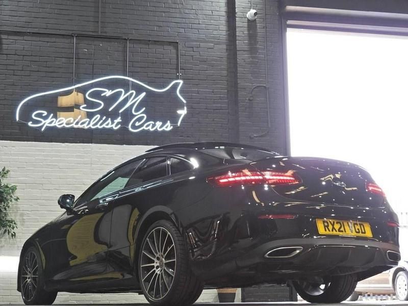 Used Mercedes E300 AMG line 2021 Black Coupe