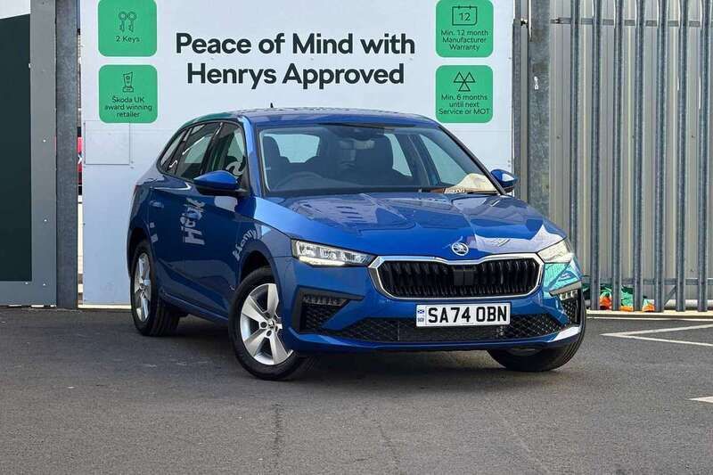 Blue New 2025 Skoda Scala SE Hatchback | £19,495 (Good price) - Image 1/4