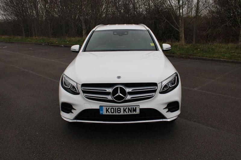 Used Mercedes GLC250 AMG line 2018 White Estate