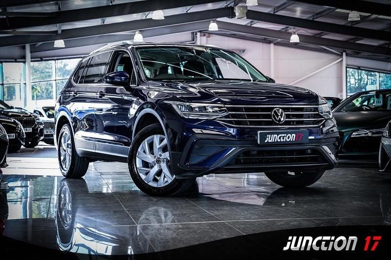 Blue Used 2023 VW Tiguan Allspace Life SUV | £22,375 (Good price) - Image 1/4