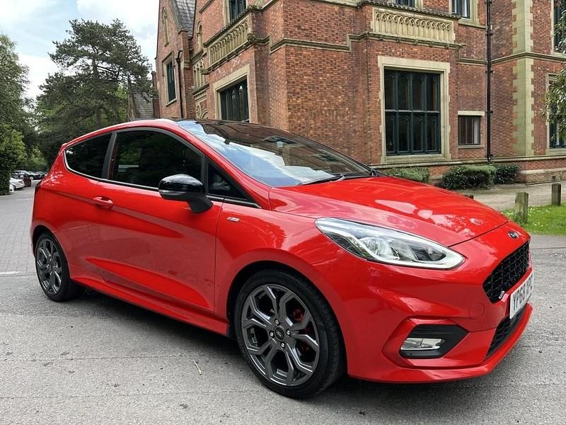 Red Used 2018 Ford Fiesta ST-Line X Hatchback | £8,981 (Fair price) - Image 1/4