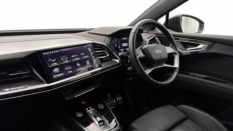 Used Audi Q4 e-tron S-Line 150 kW (204 HP) 2022 Black SUV