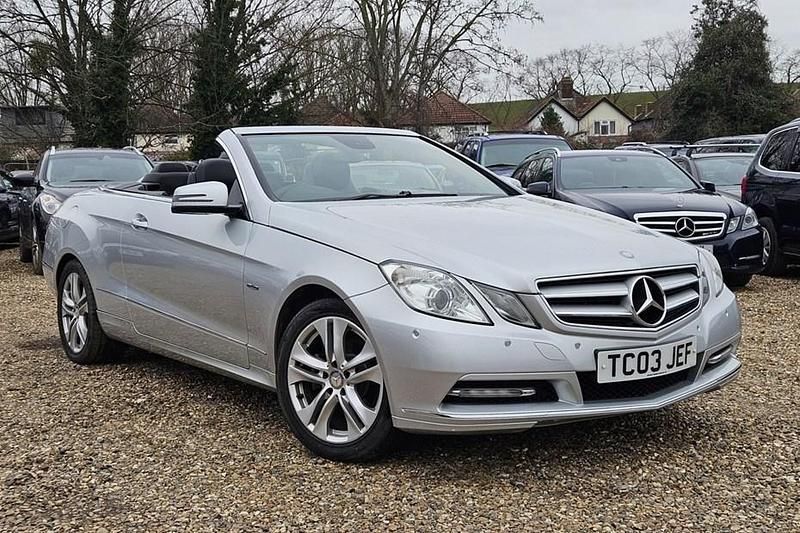 Used Mercedes E220 SE 170 HP (125 kW) 2012 Silver Cabriolet