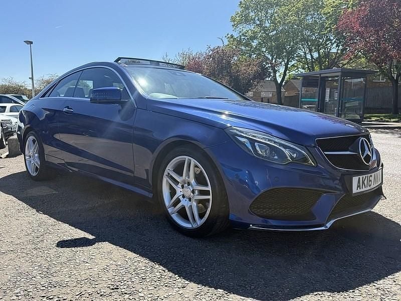 Used Mercedes E350 AMG line 2016 Blue Coupe