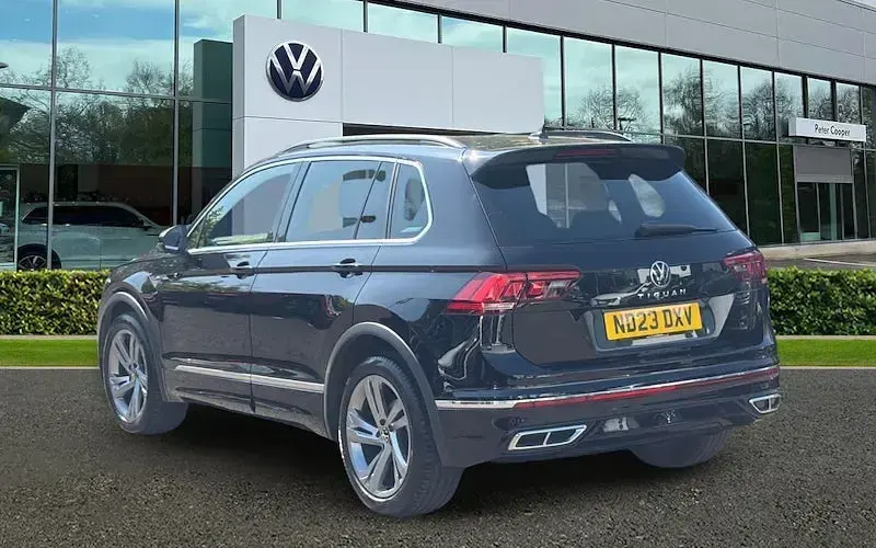 Used VW Tiguan R-line Edition 150 HP (110 kW) 2023 Black SUV