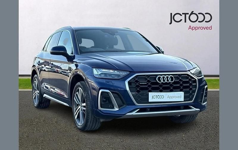 Used Audi Q5 S-Line 200 HP (147 kW) 2022 Blue SUV