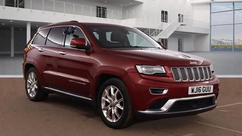 Red Used 2016 Jeep Grand Cherokee Summit SUV | £14,490 (Good price) - Image 1/2