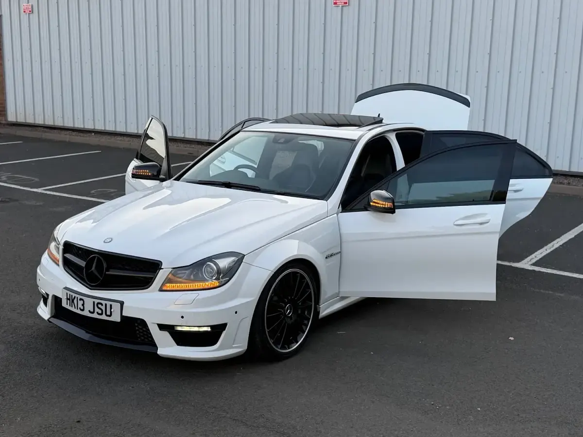 Used Mercedes C63 AMG AMG 2013 White Sedan