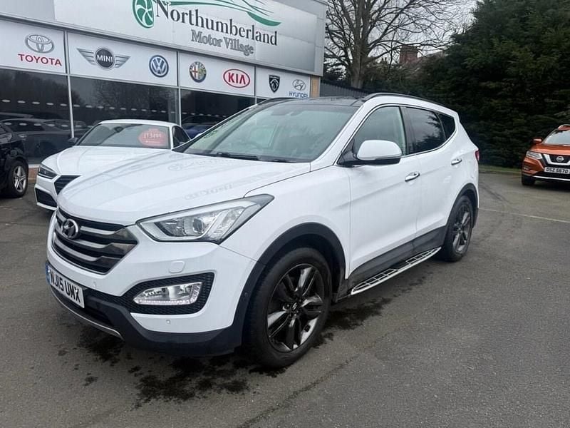 Used Hyundai Santa Fe Premium SE 194 HP (142 kW) 2015 White SUV
