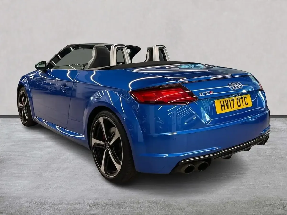 Used Audi TT Roadster Black Edition 2017 Blue Cabriolet