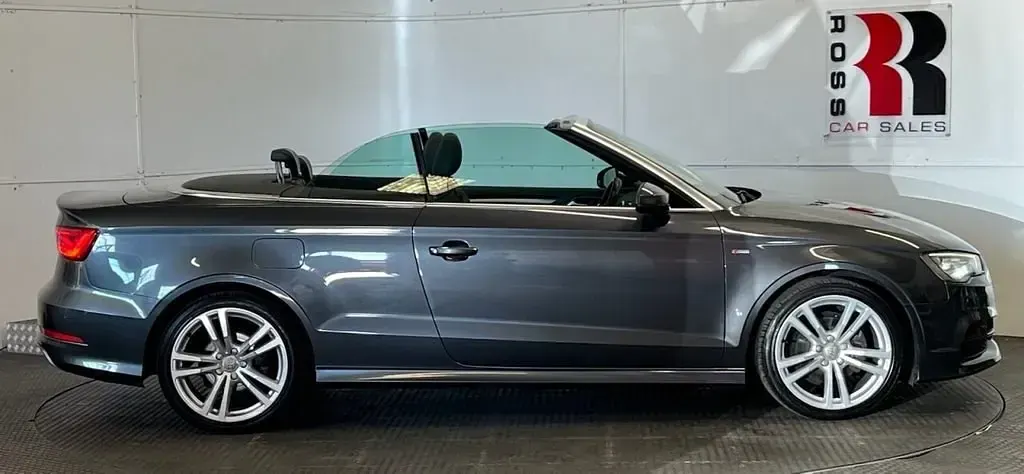 Begagnad Audi A3 Cabriolet S-Line 150 HK (110 kW) 2015 Grå Cab