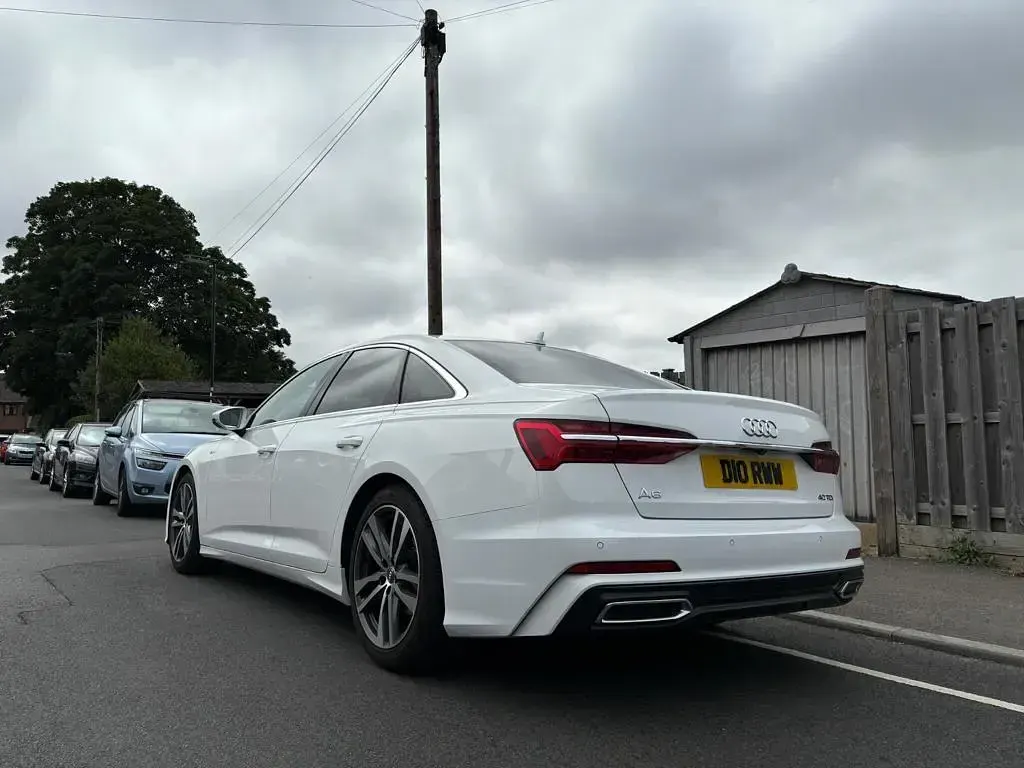 Used Audi A6 S-Line 2018 White Sedan