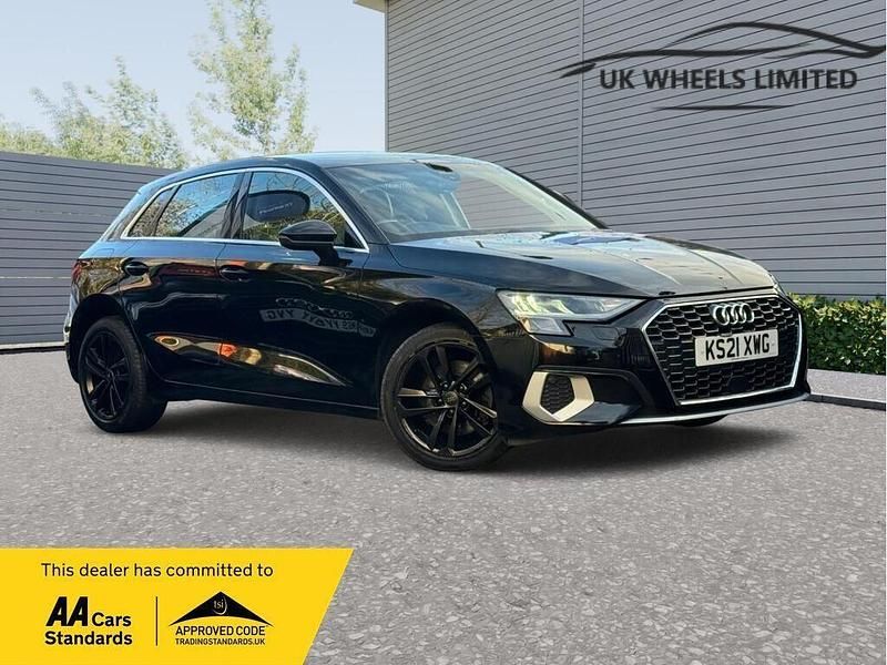 Black Used 2021 Audi A3 Sportback Sport Hatchback | £16,990 (Fair price) - Image 1/3