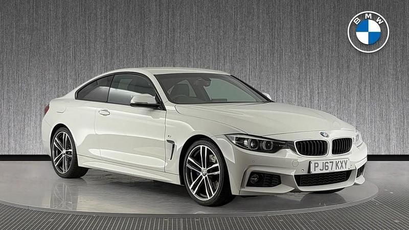 White Used 2017 BMW 420 M Sport Coupe | £14,799 (Fair price) - Image 1/4