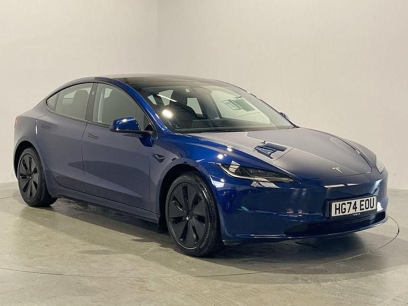 Blue Used 2024 Tesla Model 3 RWD Sedan | £28,999 (Expensive) - Image 1/4