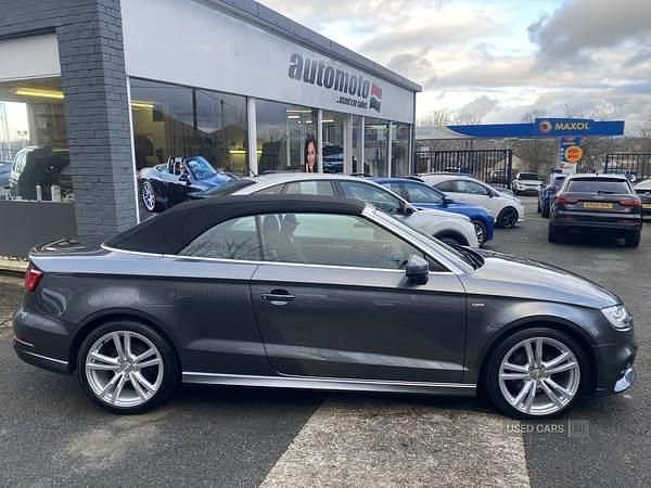Used Audi A3 Cabriolet S-Line 150 HP (110 kW) 2017 Grey Cabriolet