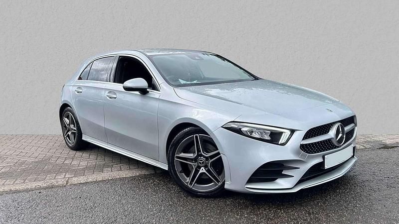 Silver Used 2021 Mercedes A220 AMG line Hatchback | £17,910 (Fair price) - Image 1/4