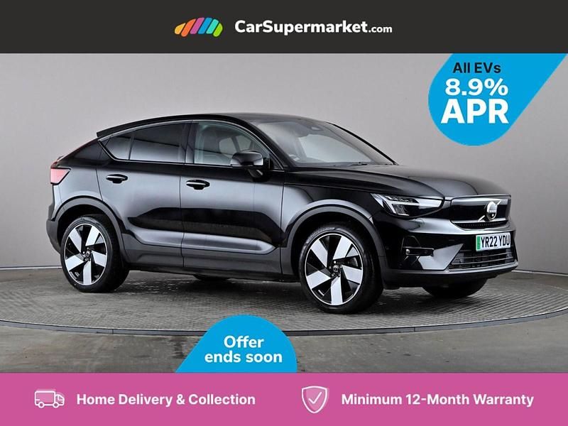 Black Used 2022 Volvo C40 Pro SUV | £21,197 - Image 1/3