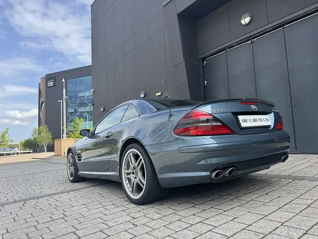 Used Mercedes SL55 AMG AMG 2004 Blue Cabriolet