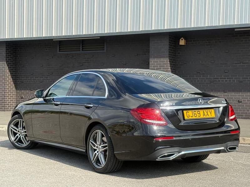 Used Mercedes E400 AMG line 2019 Black Sedan