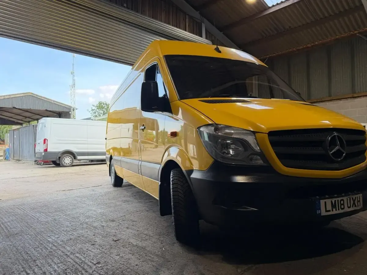 Used Mercedes Sprinter 2018 Yellow Van