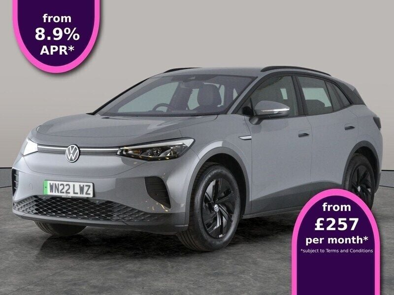 Grey Used 2022 VW ID.4 Pure SUV | £18,268 (Good price) - Image 1/3