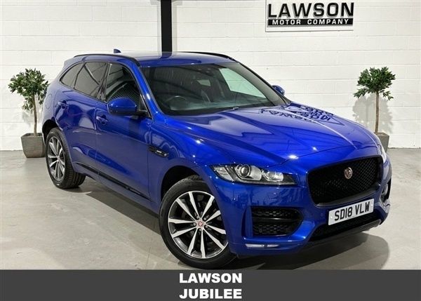Blue Used 2018 Jaguar F-Pace R-Sport SUV | £17,990 (Fair price) - Image 1/1