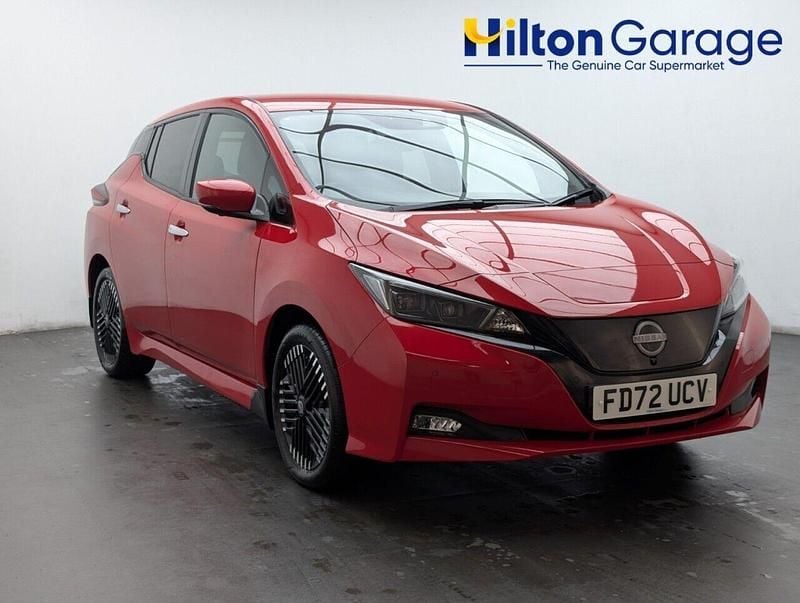 Red Used 2022 Nissan Leaf Tekna Hatchback | £11,650 (Fair price) - Image 1/4