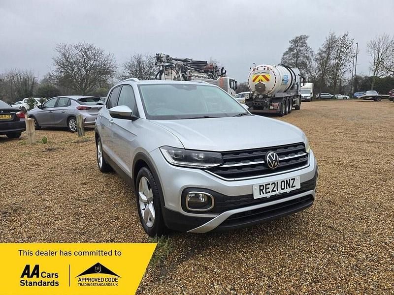 Used VW T-Cross SEL 110 HP (80 kW) 2021 Silver SUV