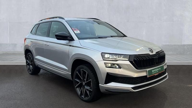 Used Skoda Karoq SportLine 150 HP (110 kW) 2023 Brilliant silver metallic SUV