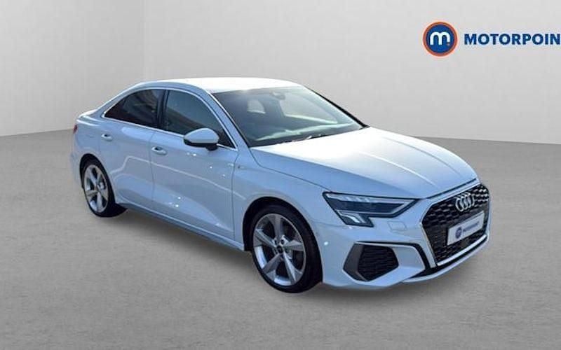 Used Audi A3 S-Line 150 HP (110 kW) 2024 White Sedan