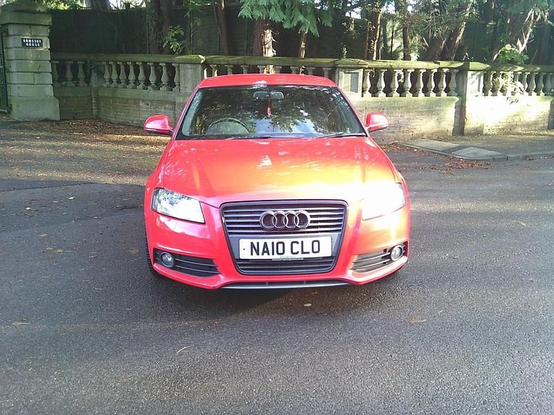 Red Used 2010 Audi A3 S-Line Hatchback | £3,295 (Fair price) - Image 1/4