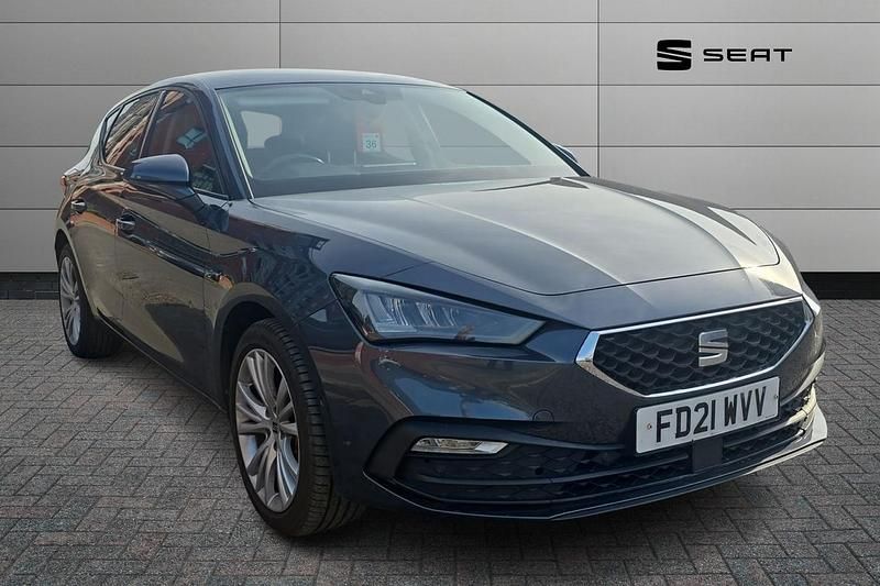 Used Seat Leon SE Dynamic 108 HP (79 kW) 2021 Grey Hatchback