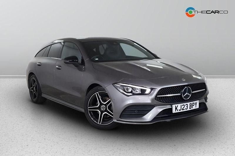 Grey Used 2023 Mercedes CLA180 Shooting Brake AMG line Estate | £22,975 (Fair price) - Image 1/3