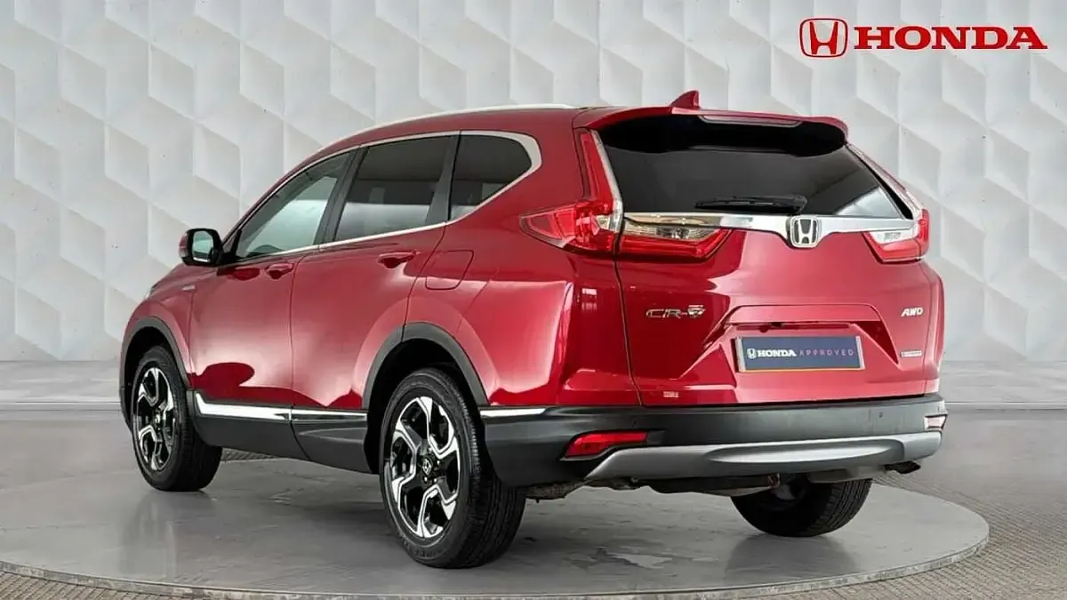 Used Honda CR-V Hybrid 181 HP (133 kW) 2021 Crystal red SUV