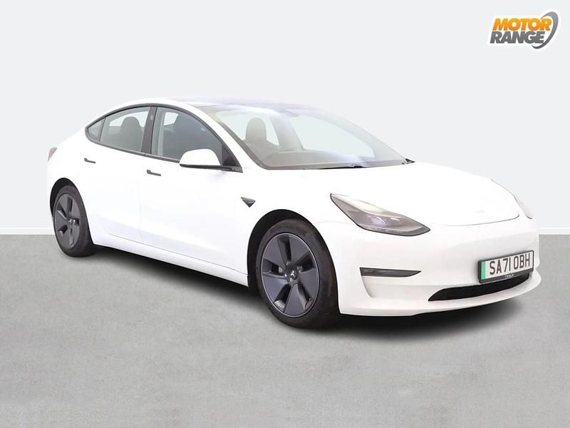 White Used 2021 Tesla Model 3 Long Range AWD Sedan | £20,195 (Fair price) - Image 1/4