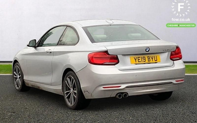 Used BMW 220 Sport Line 190 HP (139 kW) 2019 Silver Coupe