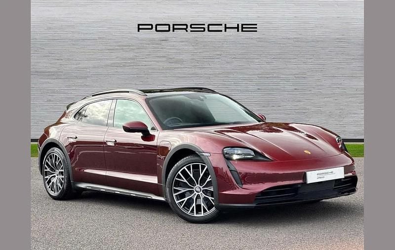 Red Used 2023 Porsche Taycan Cross Turismo Sedan | £62,899 (Fair price) - Image 1/4