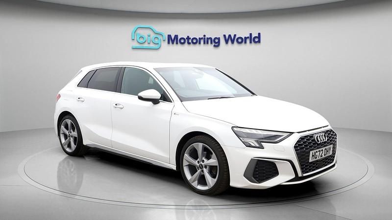 Used Audi A3 Sportback S-Line 2022 White Hatchback