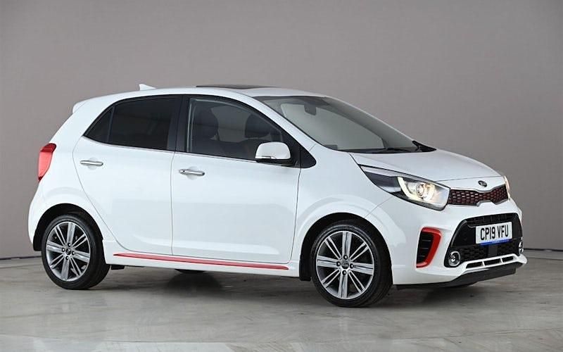Used Kia Picanto GT-Line S 101 HP (74 kW) 2019 White Hatchback