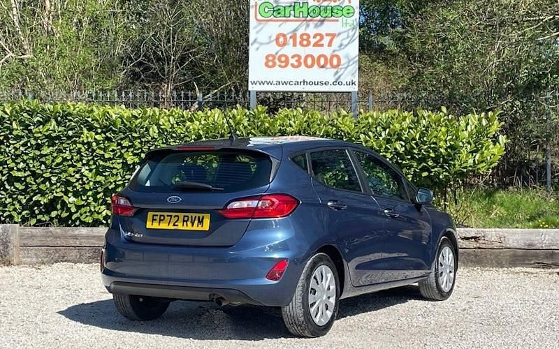 Used Ford Fiesta Trend 101 HP (74 kW) 2022 Blue Hatchback