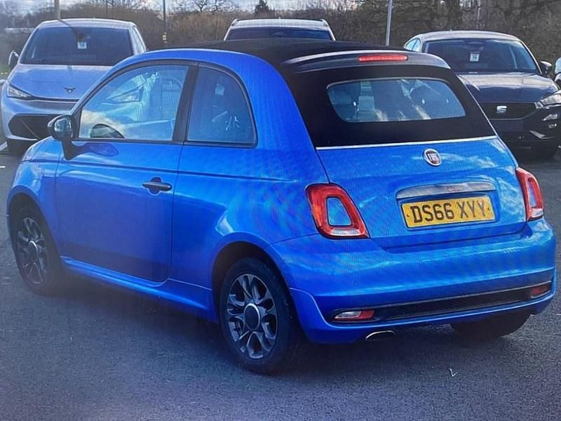 Used Fiat 500C S 69 HP (50 kW) 2016 Blue Cabriolet