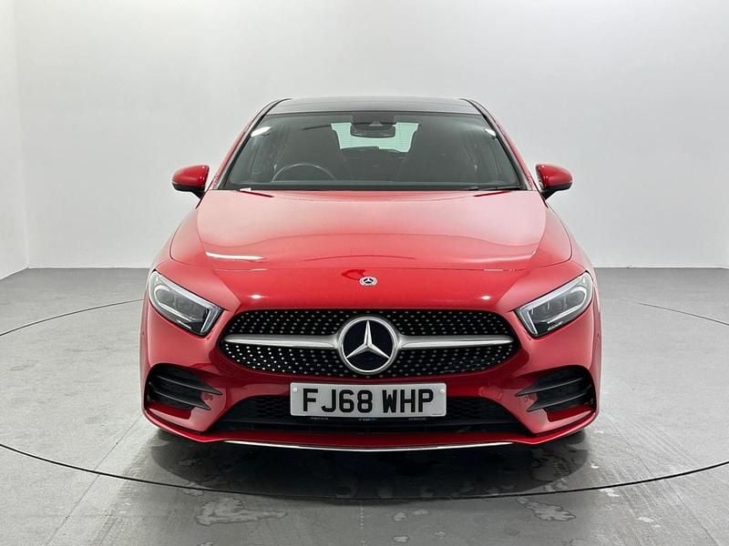 Used Mercedes A250 AMG Line Premium Plus 224 HP (164 kW) 2018 Red Hatchback